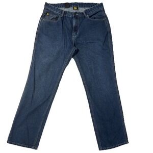 CAT Caterpillar Mens Jeans‎ Straight Fit Medium Wash Denim 36x30 Workwear Casual
